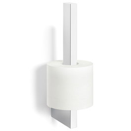 Zack Portarrollos Baño Vertical Acero Inoxidable Brillo Línea HIGH GLOSS POLISH 8x11 cm h.25,2 cm